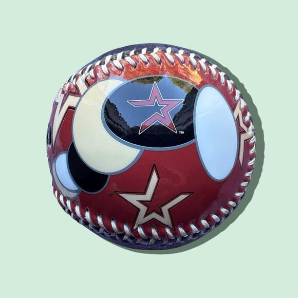 Houston Astros Souvenir Collectible- 2012 Team Graphic Baseball: Hard‑to‑Find - Picture 4 of 9